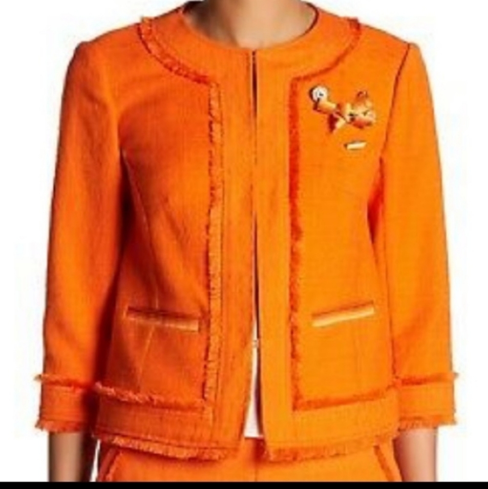 Trina Turk Orange Blazer